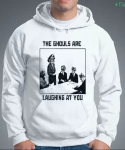 the ghouls are laughing at you skeleton corporate meeting grunge edgy graphic shirt 3