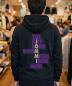 the riff lord doom metal iron man tony iommi typography rock music shirt 3