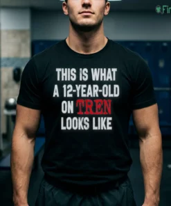 this is what a 12 year old on tren looks like gym humor shirt 1