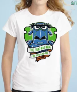 this land was made for you and me blue vulture crest shirt 1