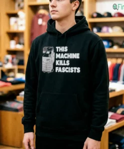 this machine kills fascists office copier anarchy anti fascist statement shirt 4