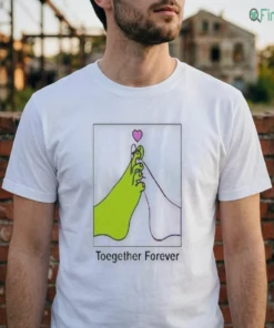 toegether forever feet valentine couple love funny shirt 2