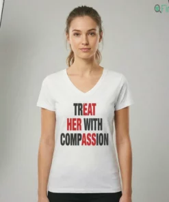 treat her with compassion shirt 2