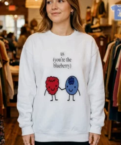 us you are the blueberry cute matching couple raspberry meme graphic shirt 4