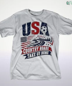 usa soccer country roads take us home world cup 2026 shirt 1