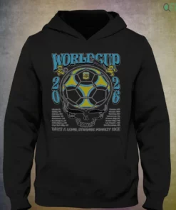 world cup 2026 argentina soccer skull and dancing bears shirt 3