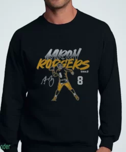 aaron rodgers name number pose t shirt 4