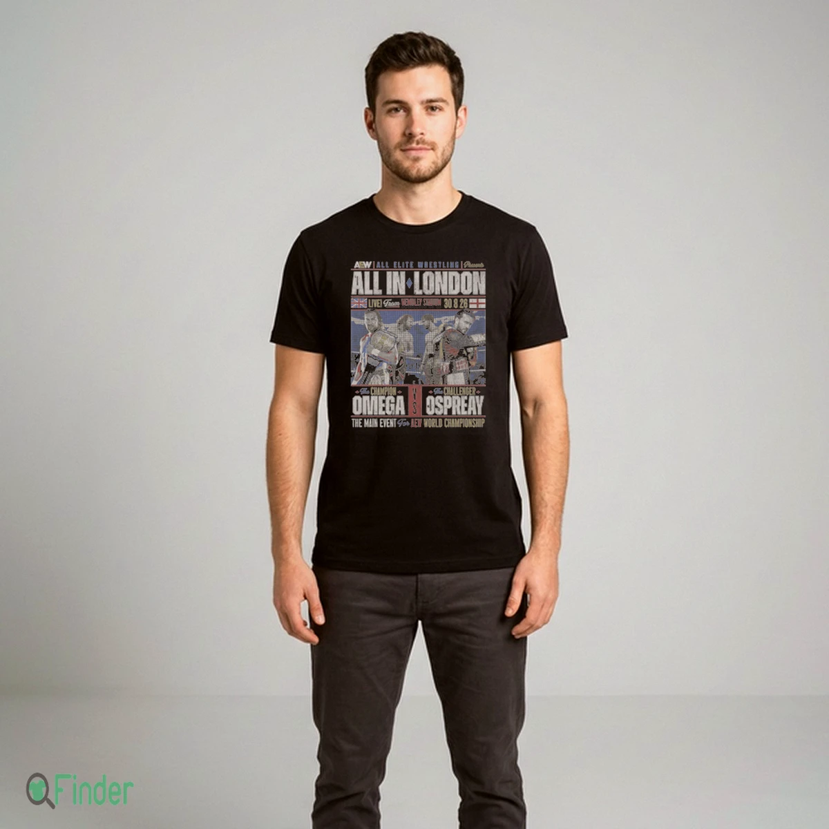 AEW All In 2026 Matchup T-Shirt - Kenny Omega Vs Will Ospreay - Product Image