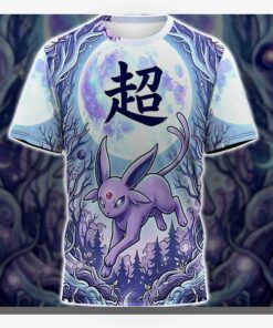 anime pkm espeon japanese kanji aesthetic all over printed sweatshirt hoodie 4