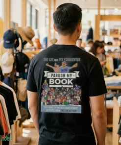 big cat and pft commenter pardon my book shirt 1
