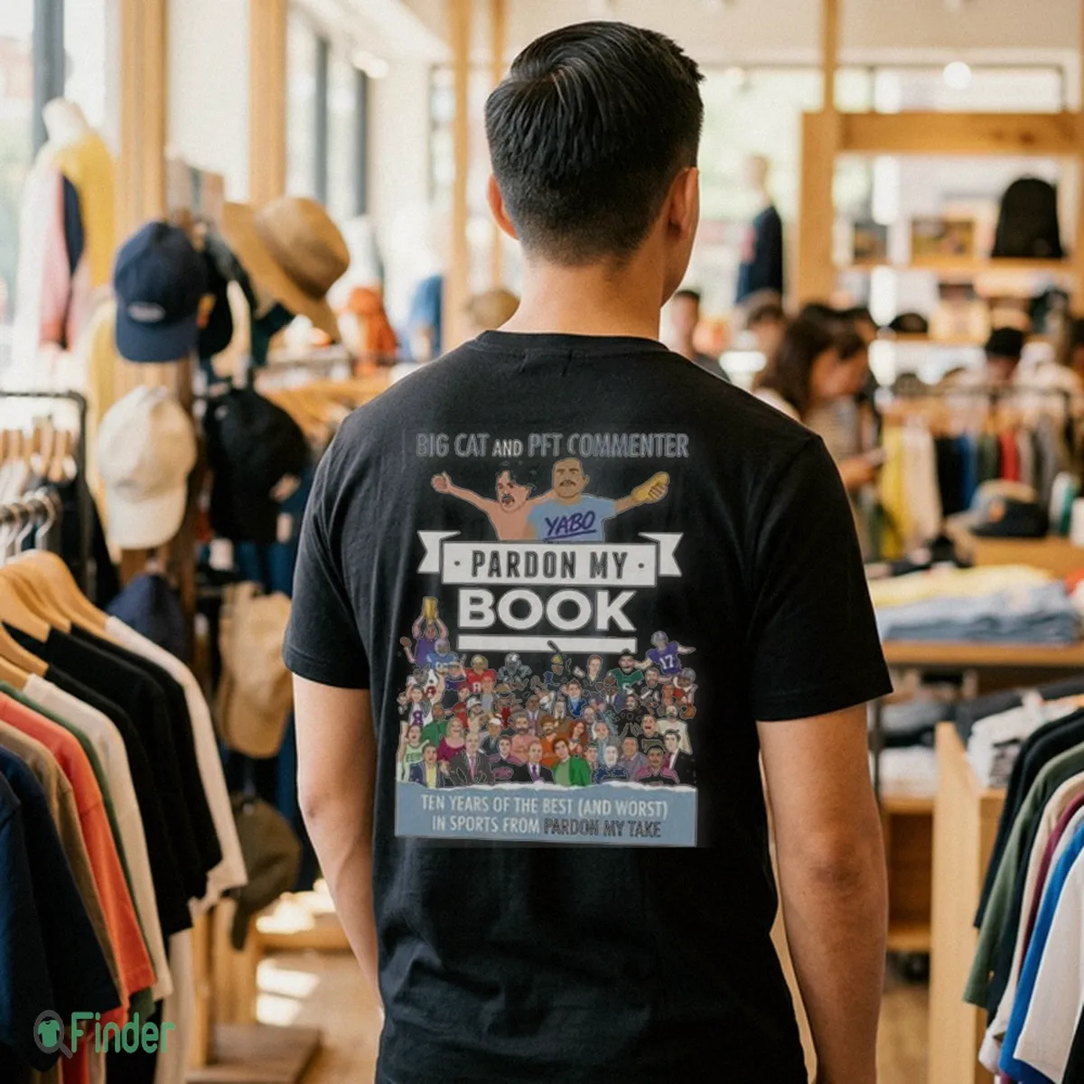 big cat and pft commenter pardon my book shirt 1 big cat and pft commenter pardon my book shirt 1