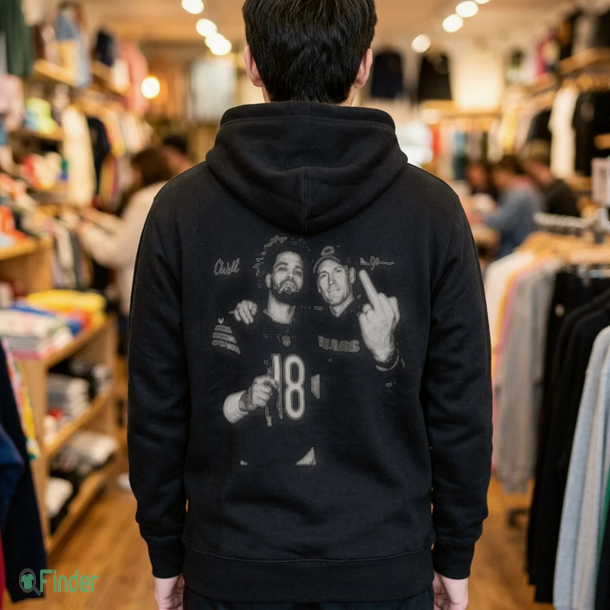 caleb williams ben johnson flipping off shirt 3 caleb williams ben johnson flipping off shirt 3