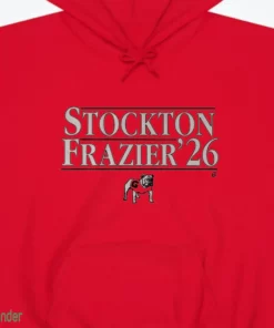 georgia football stockton frazier 26 t shirt 4