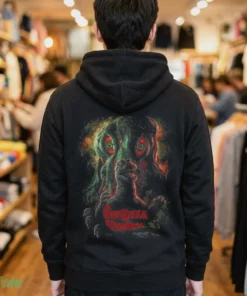 godzilla vs. hedorah trembling world t shirt 3