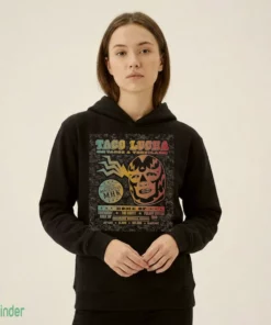 home of taco lucha vintage black t shirt 2