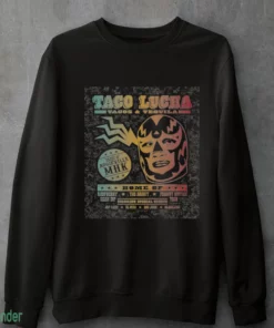 home of taco lucha vintage black t shirt 4