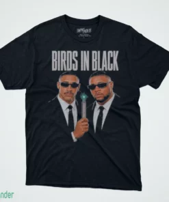jalen hurts saquon barkley birds in black t shirt 1