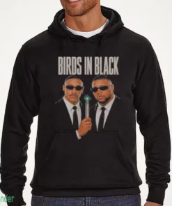 jalen hurts saquon barkley birds in black t shirt 3