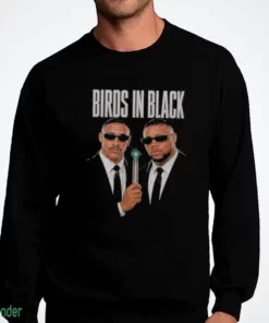 jalen hurts saquon barkley birds in black t shirt 4