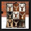 love hunting custom blanket personalized name gift for hunter hunting lover 1