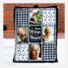 memorial photo blanket personalized collage sympathy gift for loss of loved 1