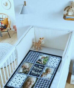 memorial photo blanket personalized collage sympathy gift for loss of loved 3