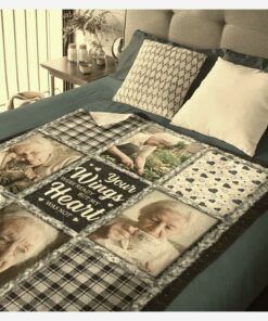 memorial photo blanket personalized collage sympathy gift for loss of loved 4