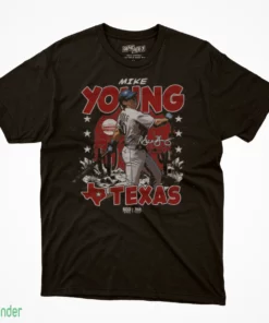 michael young texas gritty wht t shirt 1