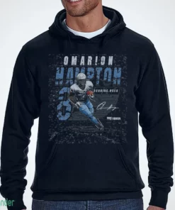 omarion hampton los angeles c player name wht t shirt 3