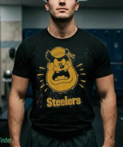 pittsburgh steelers disney x champion pete tri blend t shirt 1