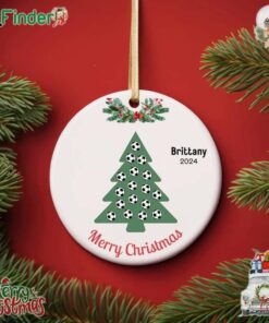 Soccer Ball Christmas Ornament Personalized Soccer Ornament Soccer Gift For Soccer Player