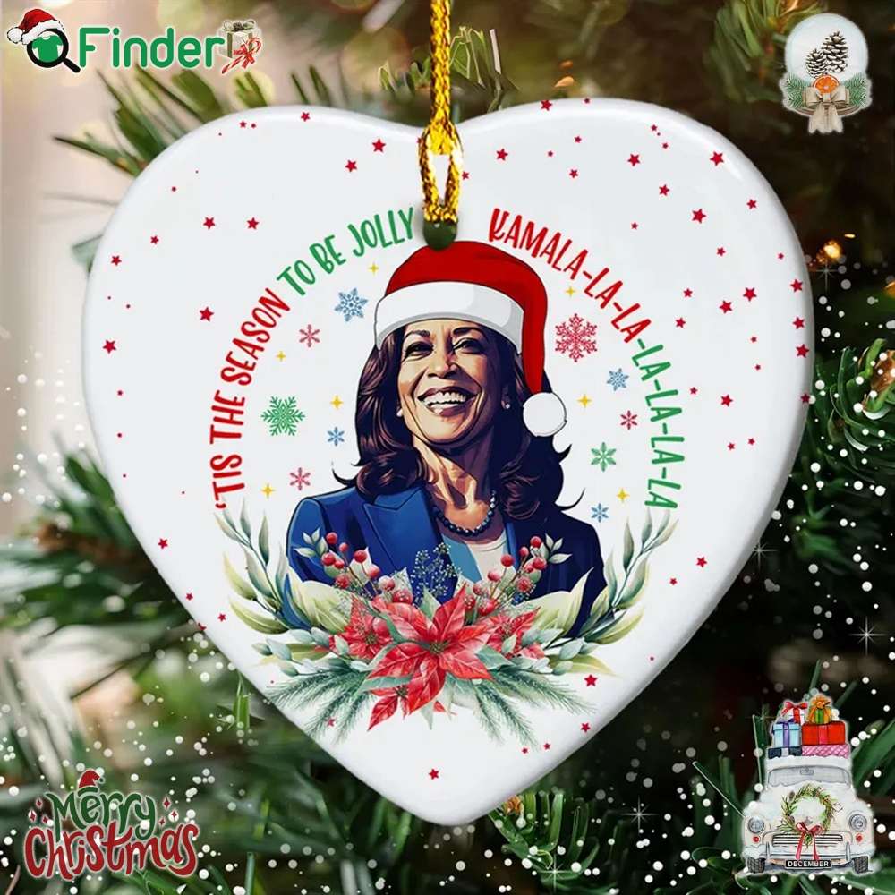 Tis The Season To Be Jolly Kamala Harris President Christmas Ornament Kamala Harris For President 2024 Ornament Tis The Season To Be Jolly Kamala Harris President Christmas Ornament Kamala Harris For President 2024 Ornament