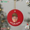 Tim Walz Harris In Camo Hat Ornament Don't Be Weird Midwest Christmas Harris Walz 24 Xmas