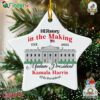 Madam President Christmas Ornament Kamala Harris Ornament 2024 Election Gifts Harris Walz Ornament