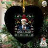 Make Christmas Great Again Ornament Donald Trump Christmas 2024 Ornament Santa Trump Ornament