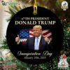 47th President Donald Trump Inauguration Day Ornament Donald Trump 47 Ornament Trump 2024 Ornament