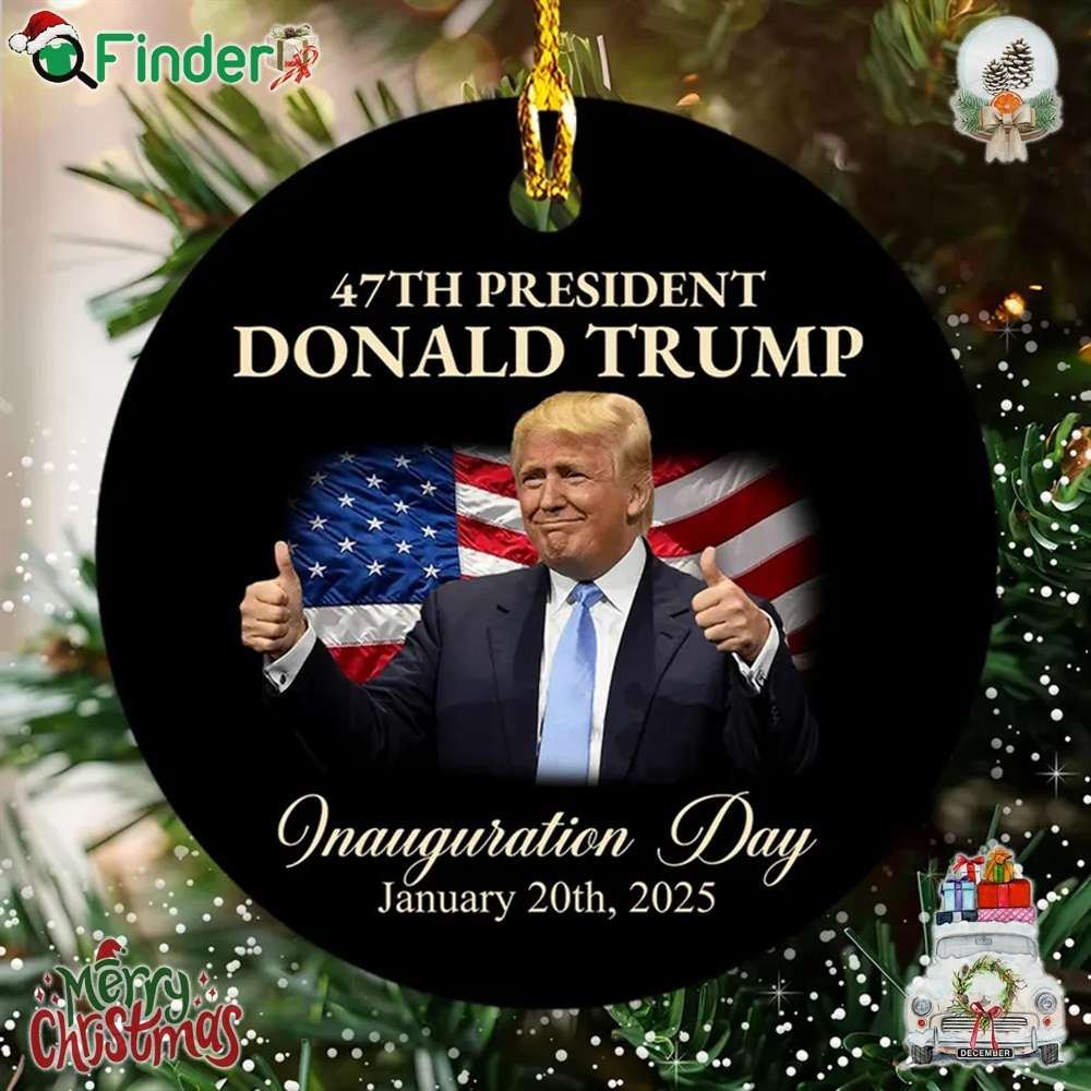 47th President Donald Trump Inauguration Day Ornament Donald Trump 47 Ornament Trump 2024 Ornament 47th President Donald Trump Inauguration Day Ornament Donald Trump 47 Ornament Trump 2024 Ornament