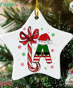 Harris La Candy Cane Christmas 2024 Ornament Political Vote Ornament Political Ceramic Ornament