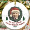 Funny Trump Make Christmas Great Again 2024 Christmas Ornament