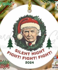 Funny Trump Make Christmas Great Again 2024 Christmas Ornament