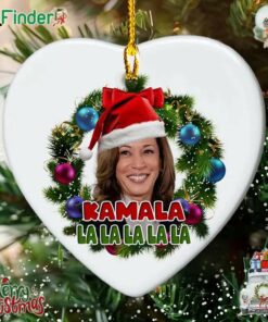 Funny Kamala Lalala Christmas Ornament Kamala Santa Christmas Ornament