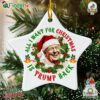 Donald Trump Santa All I Want For Christmas Ornament Trump Christmas Ornament Patriotic Ornament
