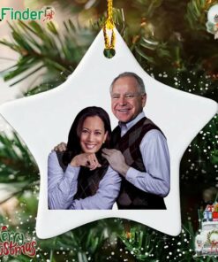 Harris Walz Election Ornament Political Ornament Vote For Harris Ornament Kamala Harris 2024 For President Ornament