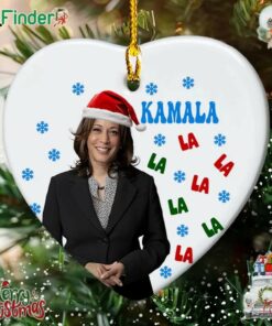 Kamala La La La La Ornament Funny Ornament Kamala Harris Ornament 2024 Feminist Christmas Ornament
