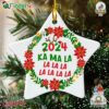 Kamala La La La Madam President Ornament Feminist Christmas Ornament Christmas President Girls