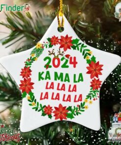 Kamala La La La Madam President Ornament Feminist Christmas Ornament Christmas President Girls