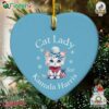 Cat Lady For Kamala Harris 2024 Ornament Kamala Harris Ornament