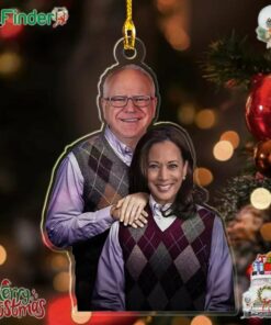 Harris Walz Brothers 2024 Ornament Harris Walz Election Ornament Kamala Harris 2024 For President Ornament