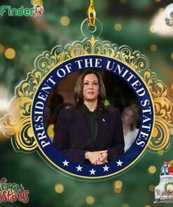 Kamala Harris President Inauguration Day Ornament Kamala Harris 1st Female President Us Ornament Harris Madam President 2025 Decoration