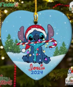 Ornament Adorable Dog Monster Gift Customized 2024 Christmas Tree Decor Blue Dog Gift For Kid Xmas Keepsake Christmas Gift
